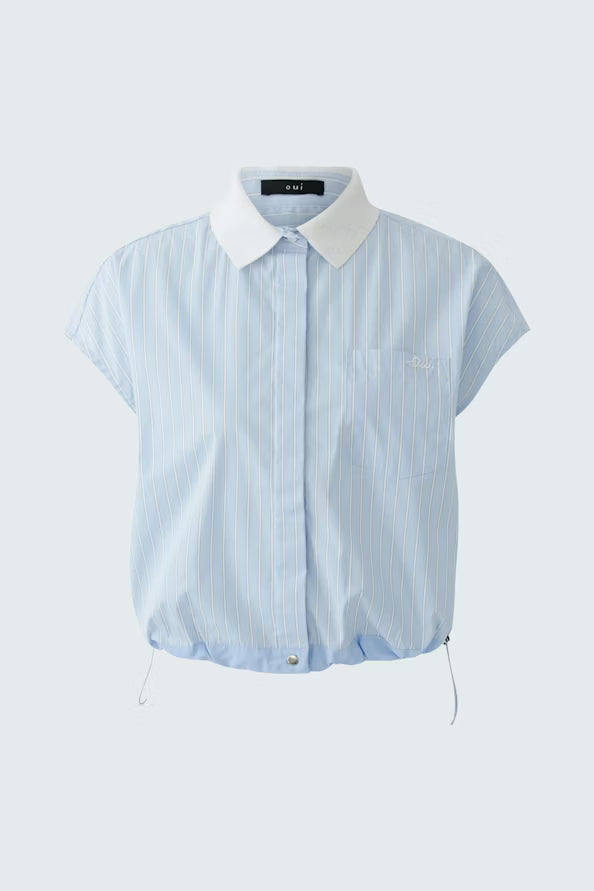 Two Color Striped Blouse