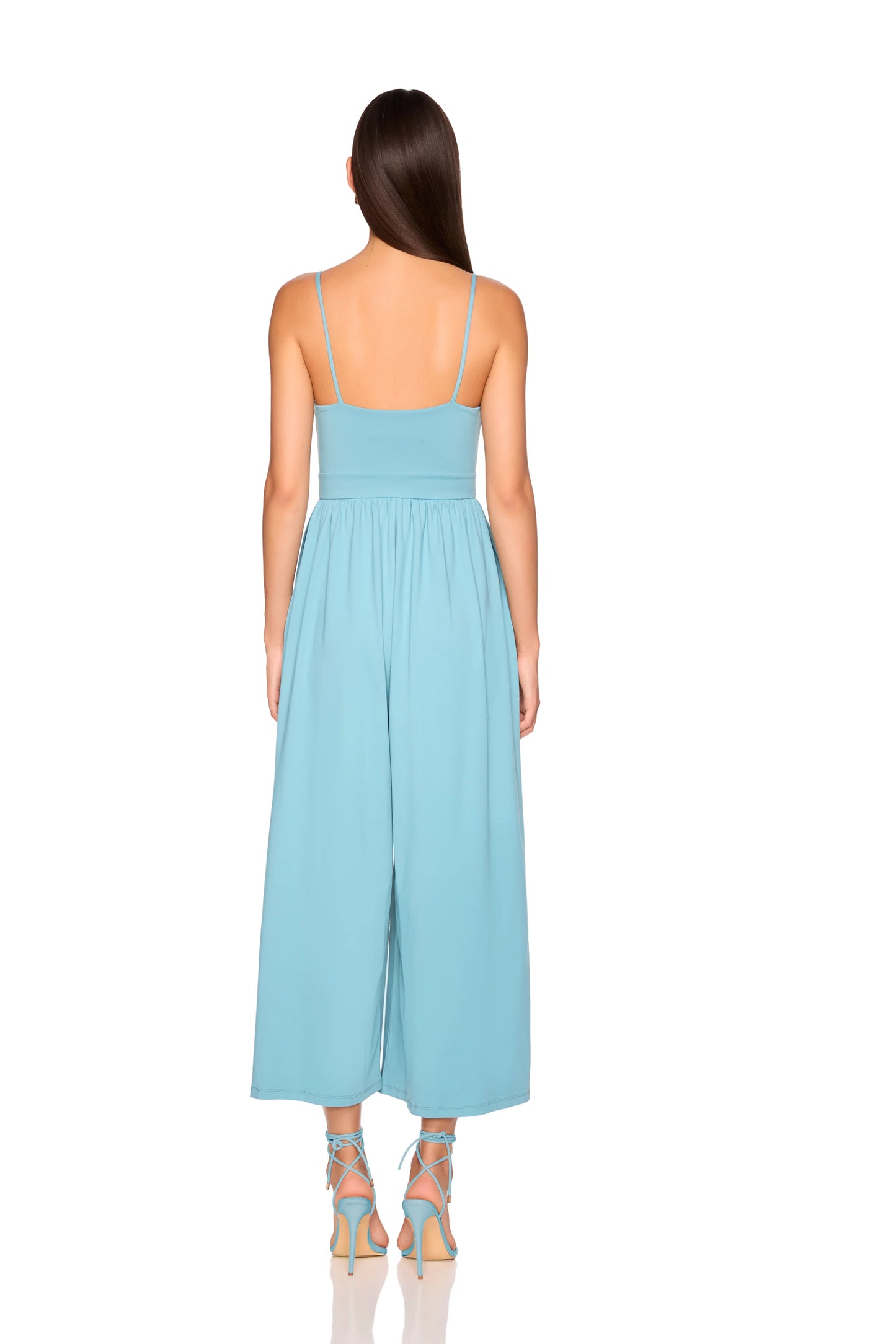 Drawstring Crop Jumpsuit