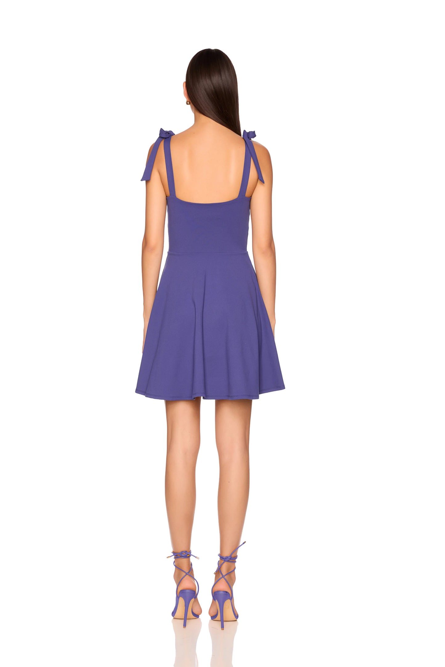 Tie Strap Flared Dress