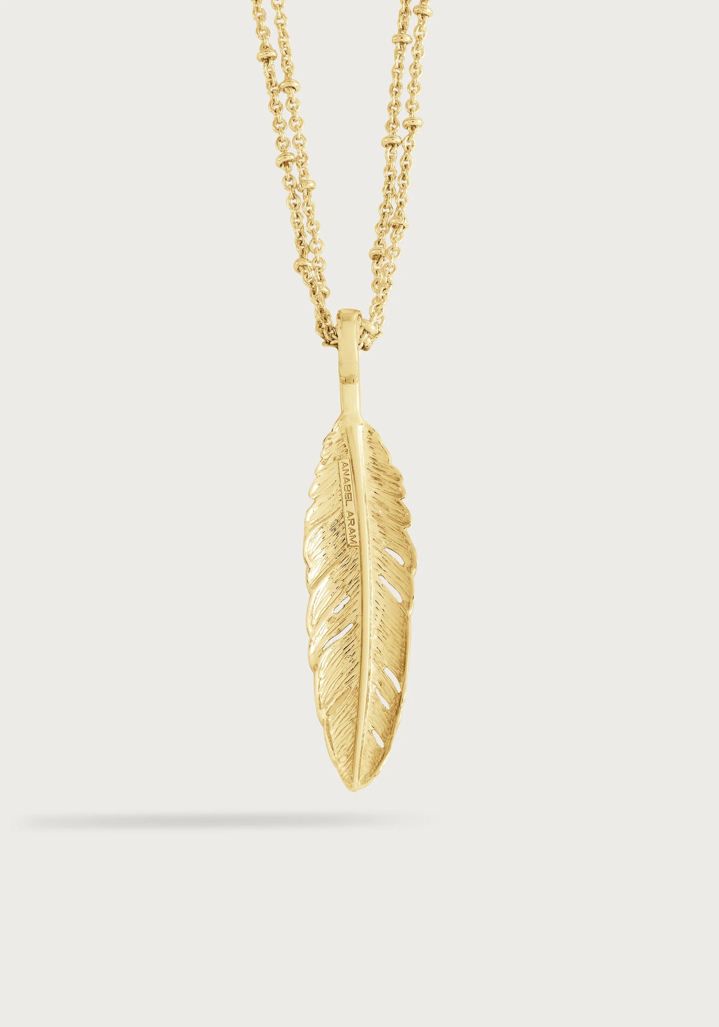 Feather Pendant Necklace
