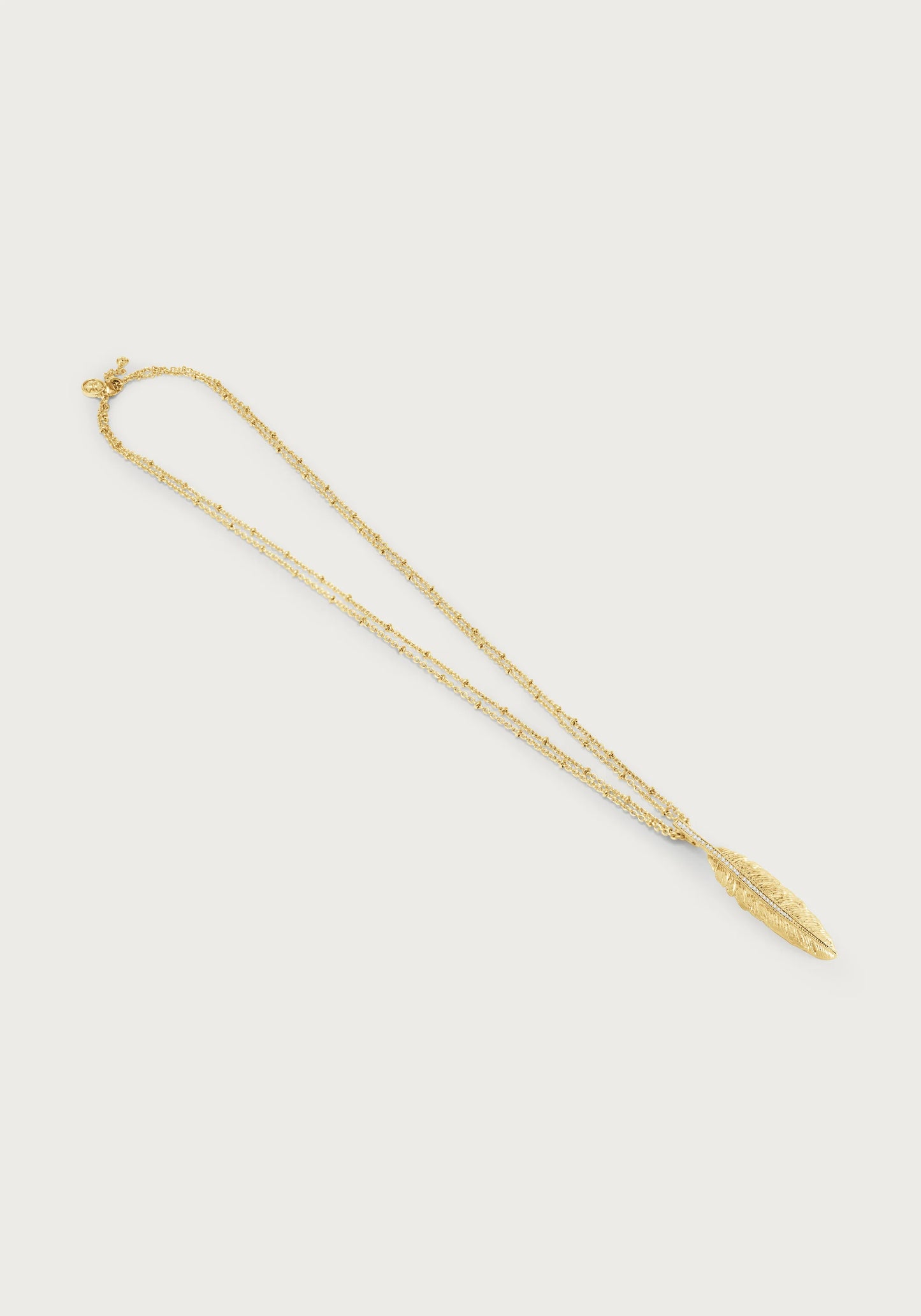 Feather Pendant Necklace