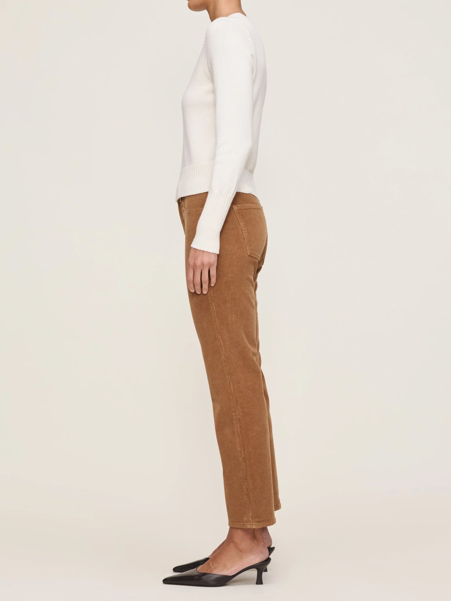 Bridget Boot Crop Corduroy - Teakwood