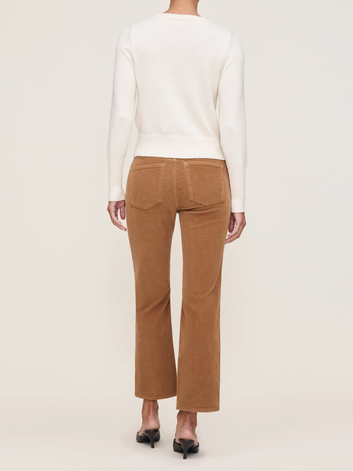 Bridget Boot Crop Corduroy - Teakwood