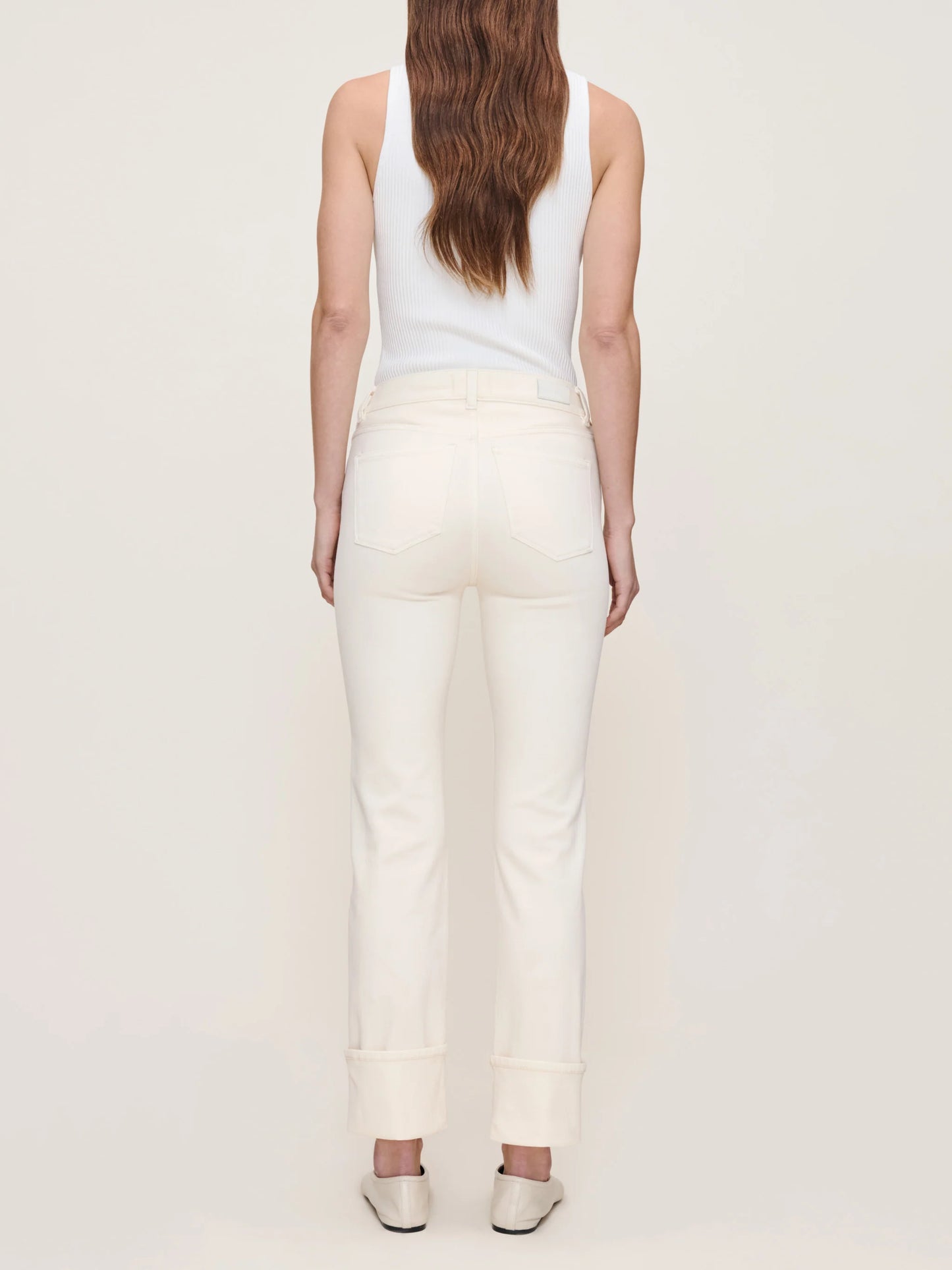 Mara Straight - Crema Cuffed