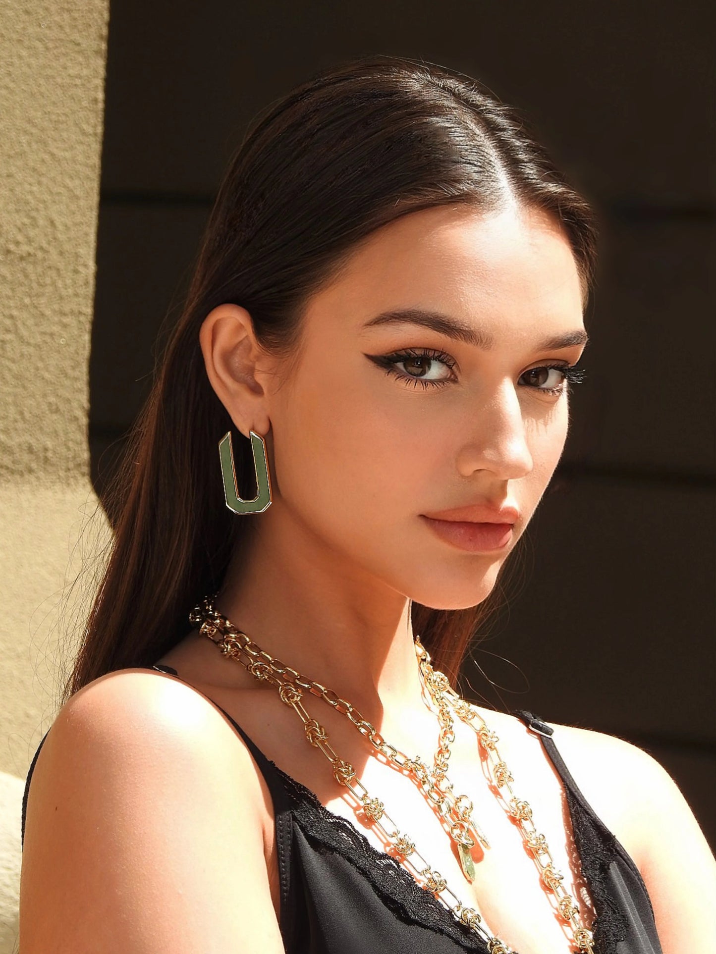 Organic Hoop Earring