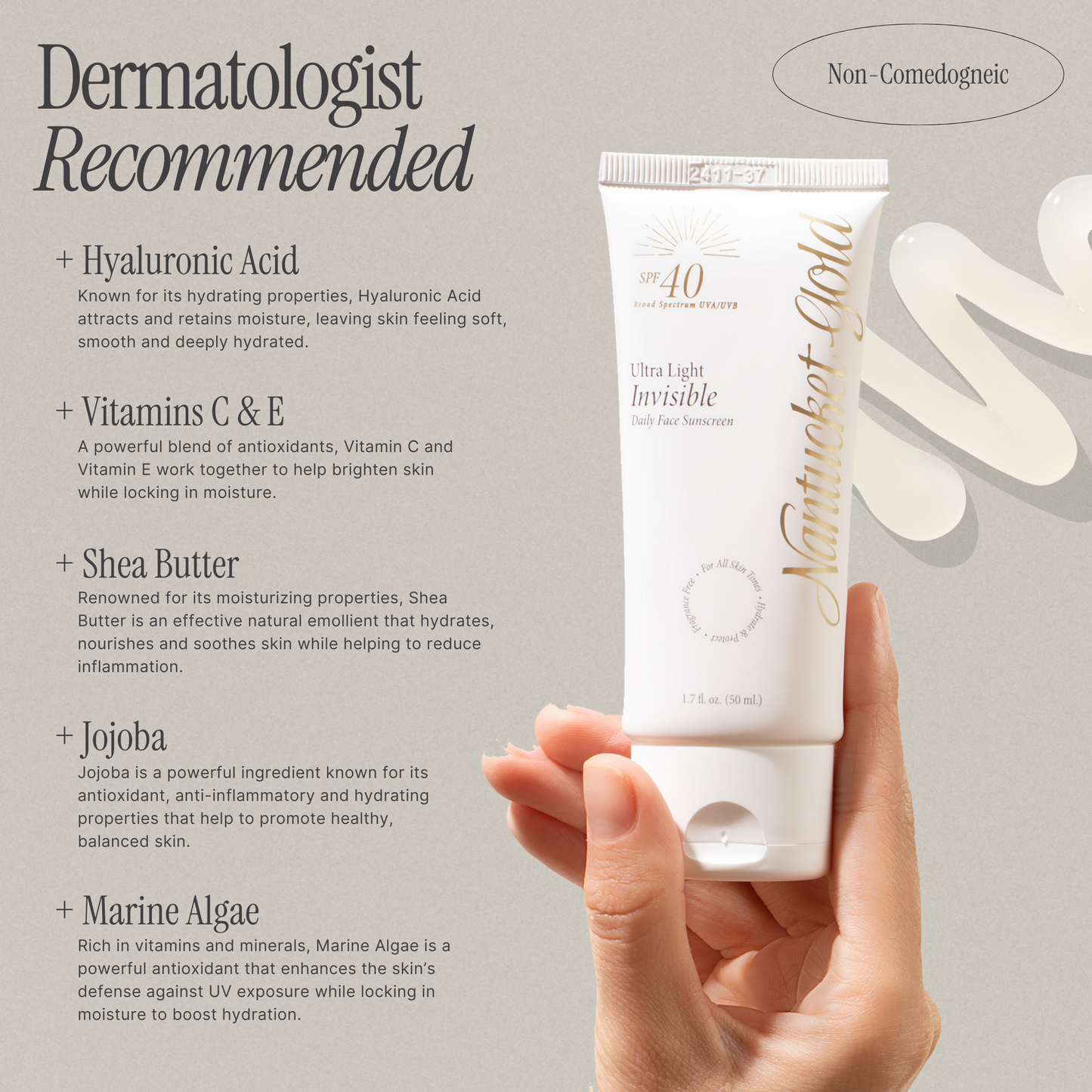 Invisible Daily Face Moisturizer SPF 40