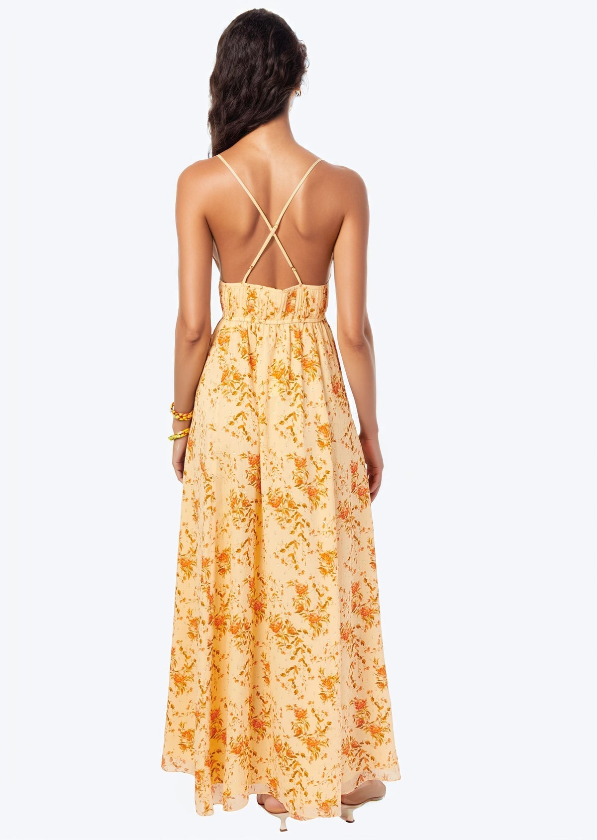 Dorinda Crinkle Chiffon Maxi