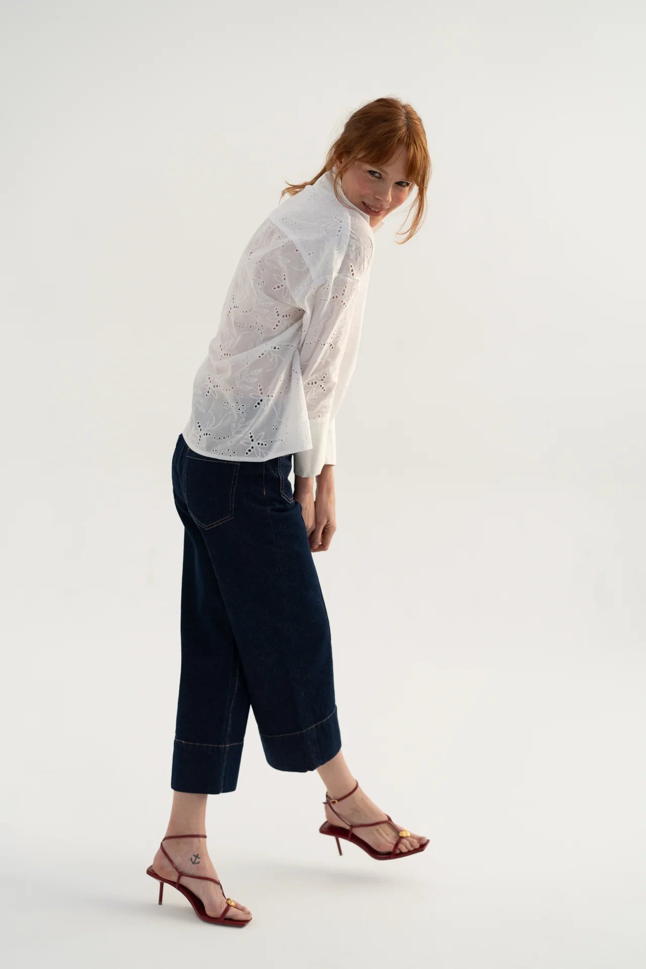 Grace Eyelet Shirt