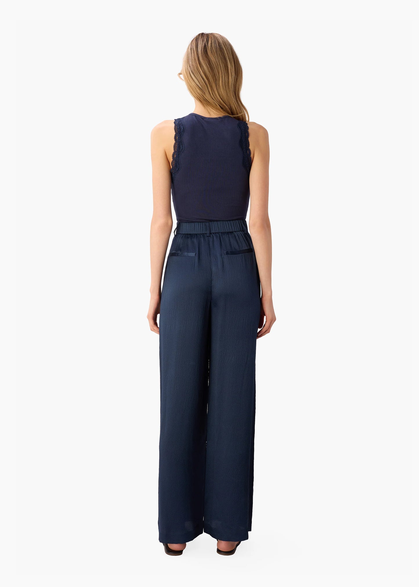 Kyley Hammered Silk Pant