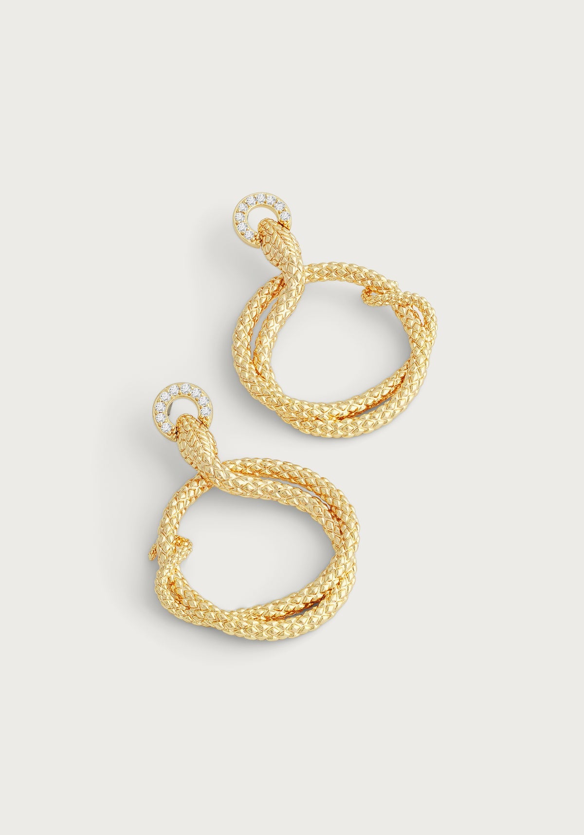 Serpent Ring Hoop Earring