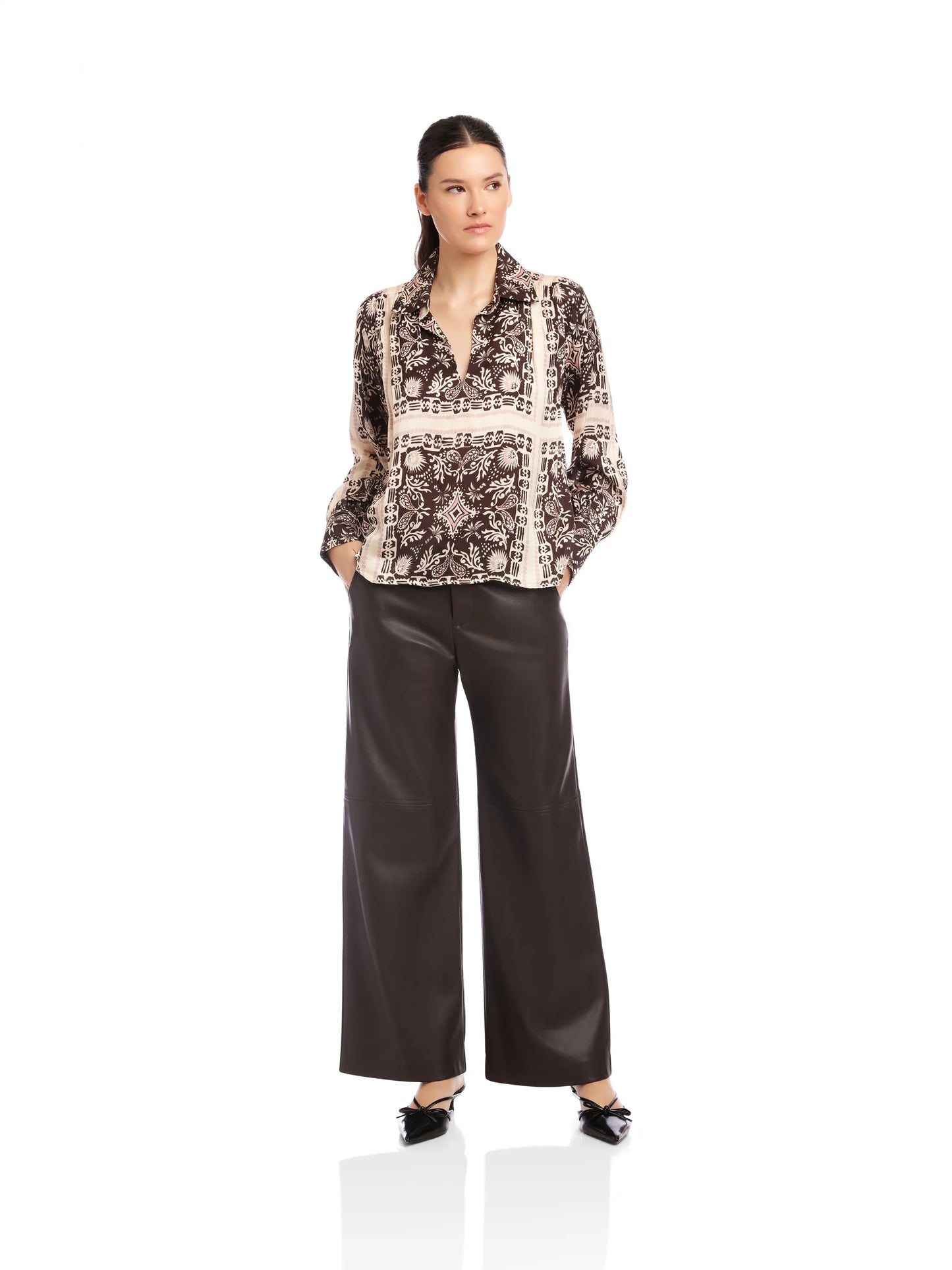 Tess Half Placket Shirt