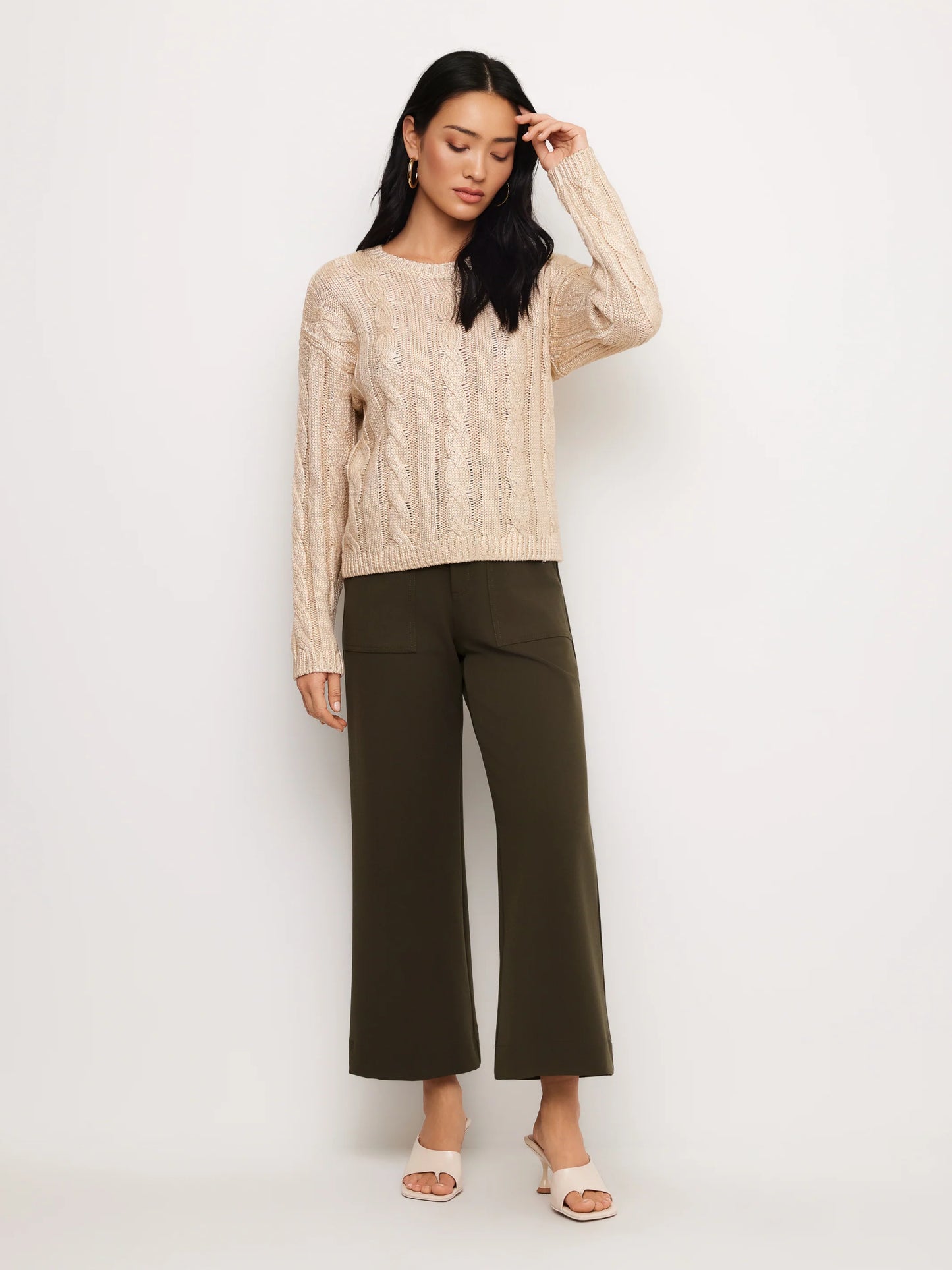 Levie Metallic Sweater