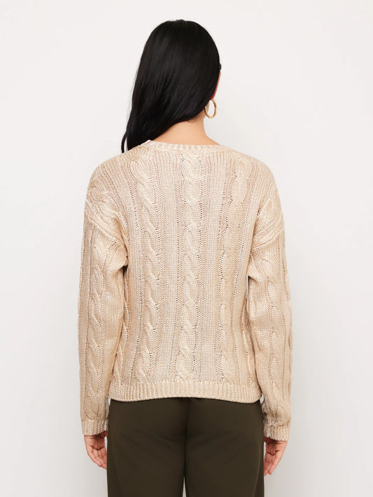 Levie Metallic Sweater