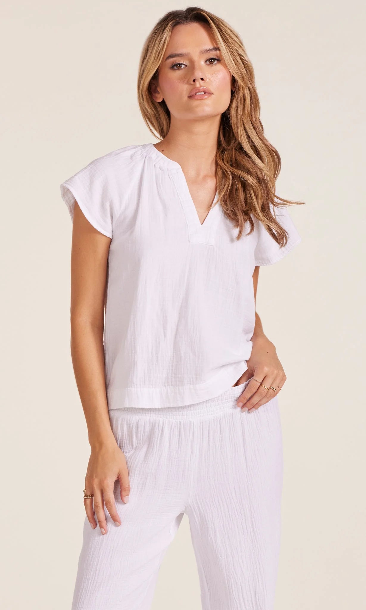 Raglan Flutter Sleeve Top