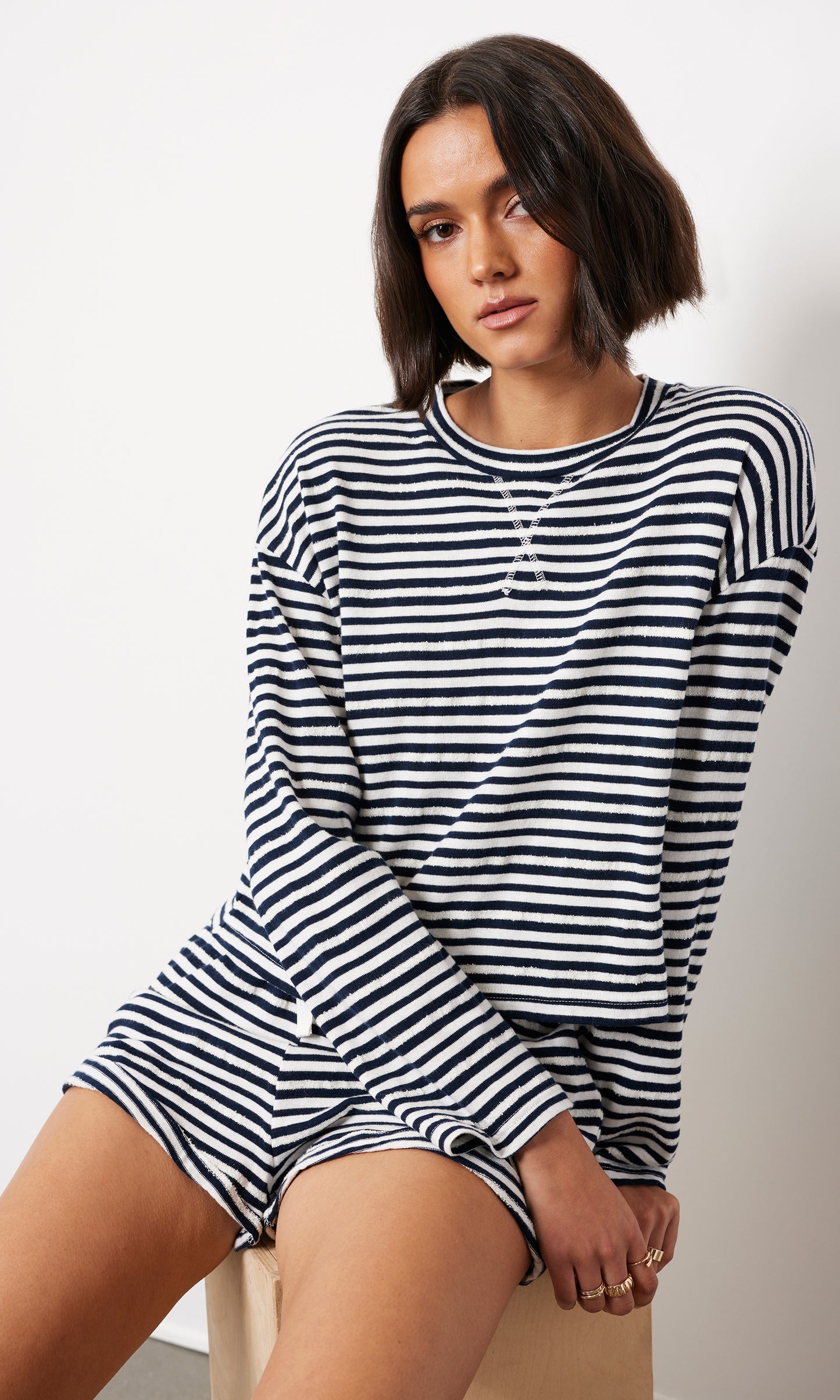 Drop Shoulder Pullover Top