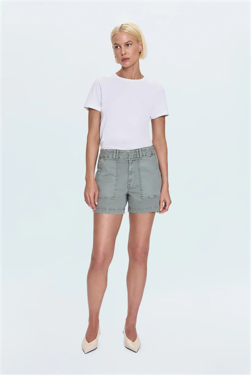 Marissa High Rise Utility Short - Bluff