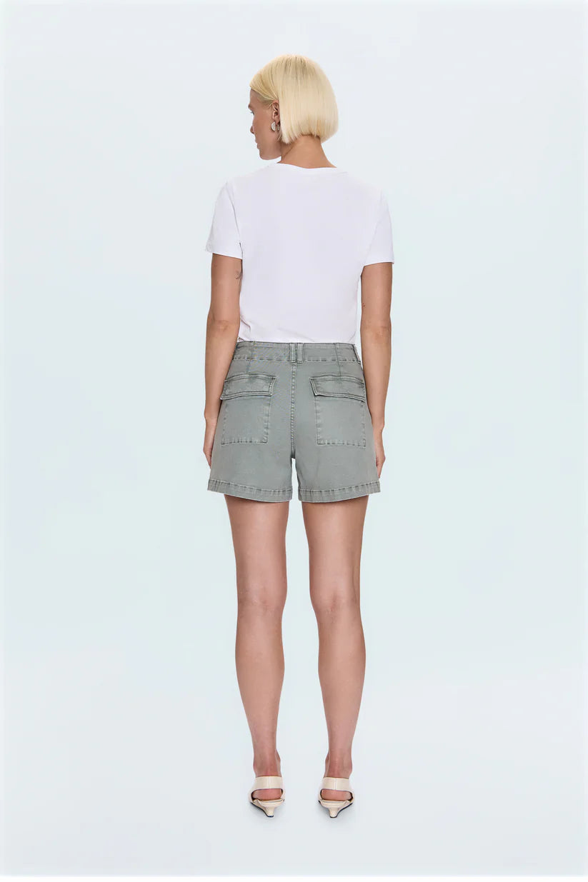 Marissa High Rise Utility Short - Bluff