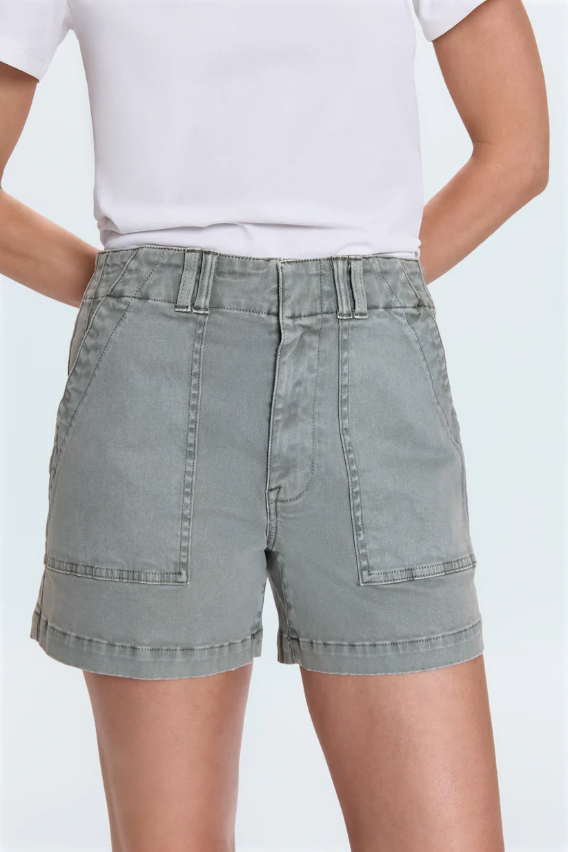 Marissa High Rise Utility Short - Bluff