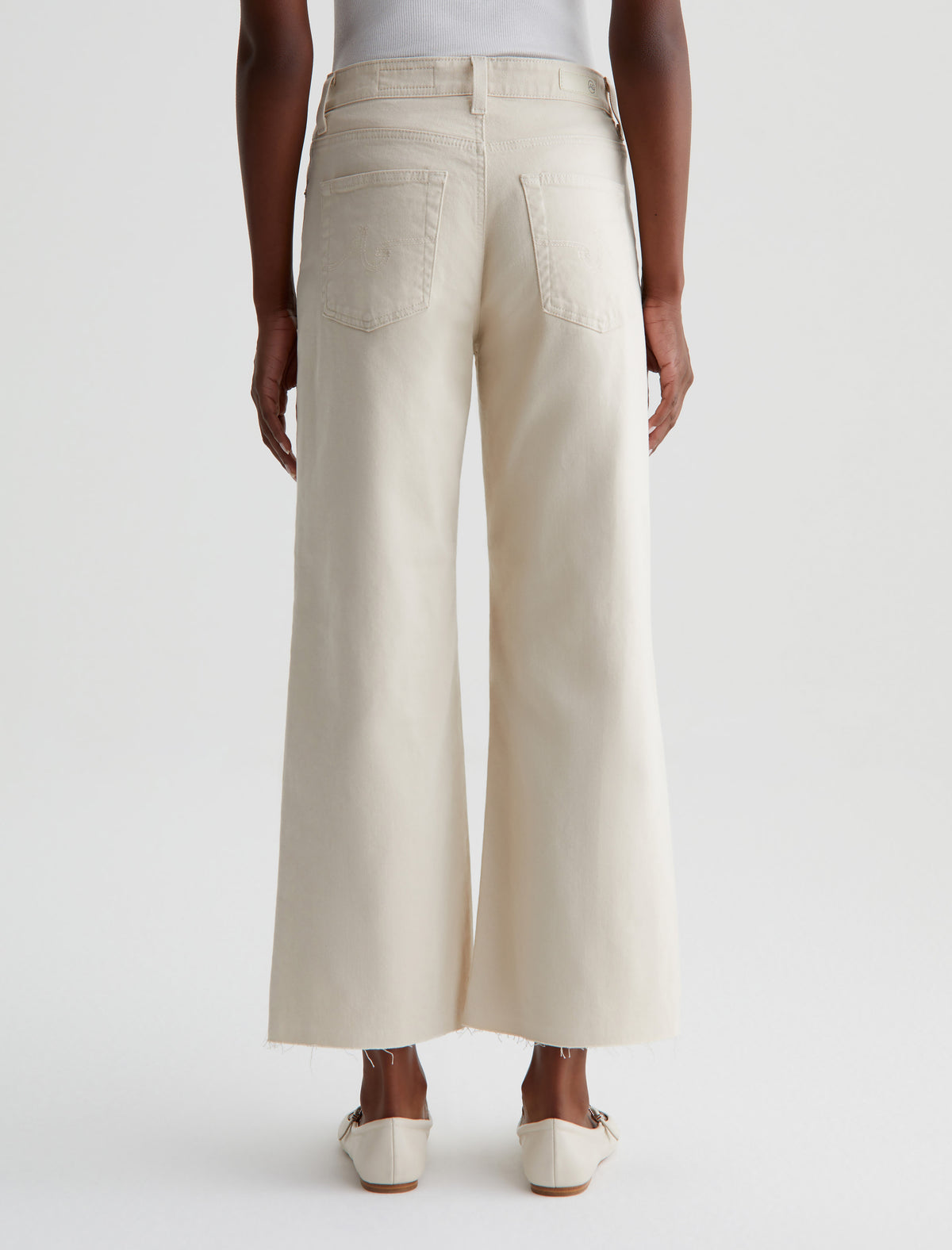 Saige Wide Leg Crop - Opal Stone