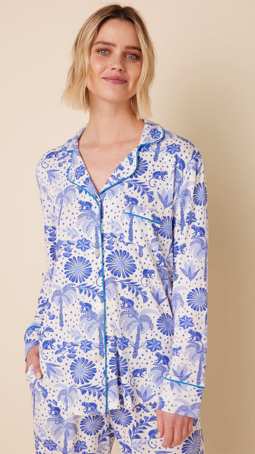 Pima Knit Long Set - Palmera