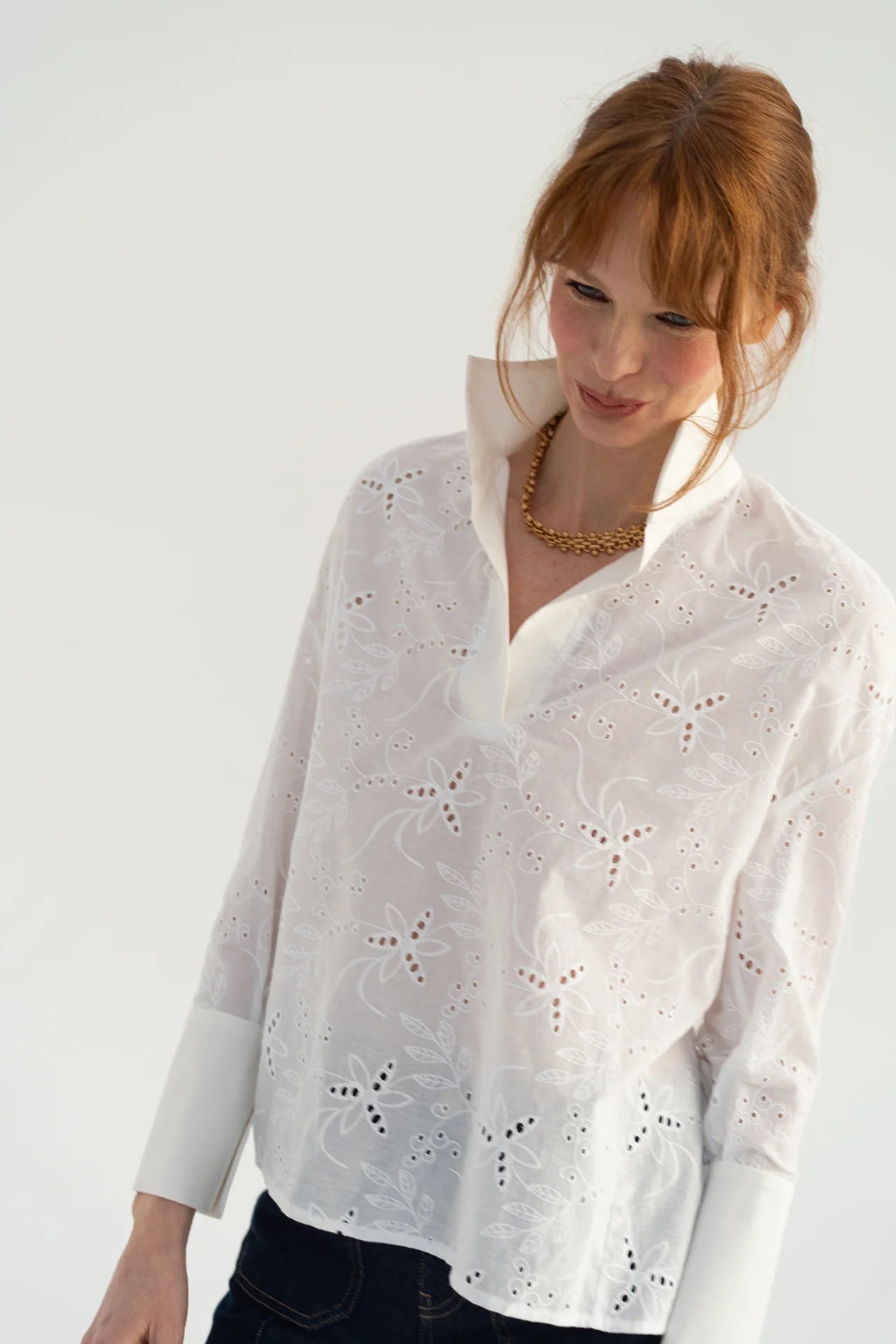 Grace Eyelet Shirt