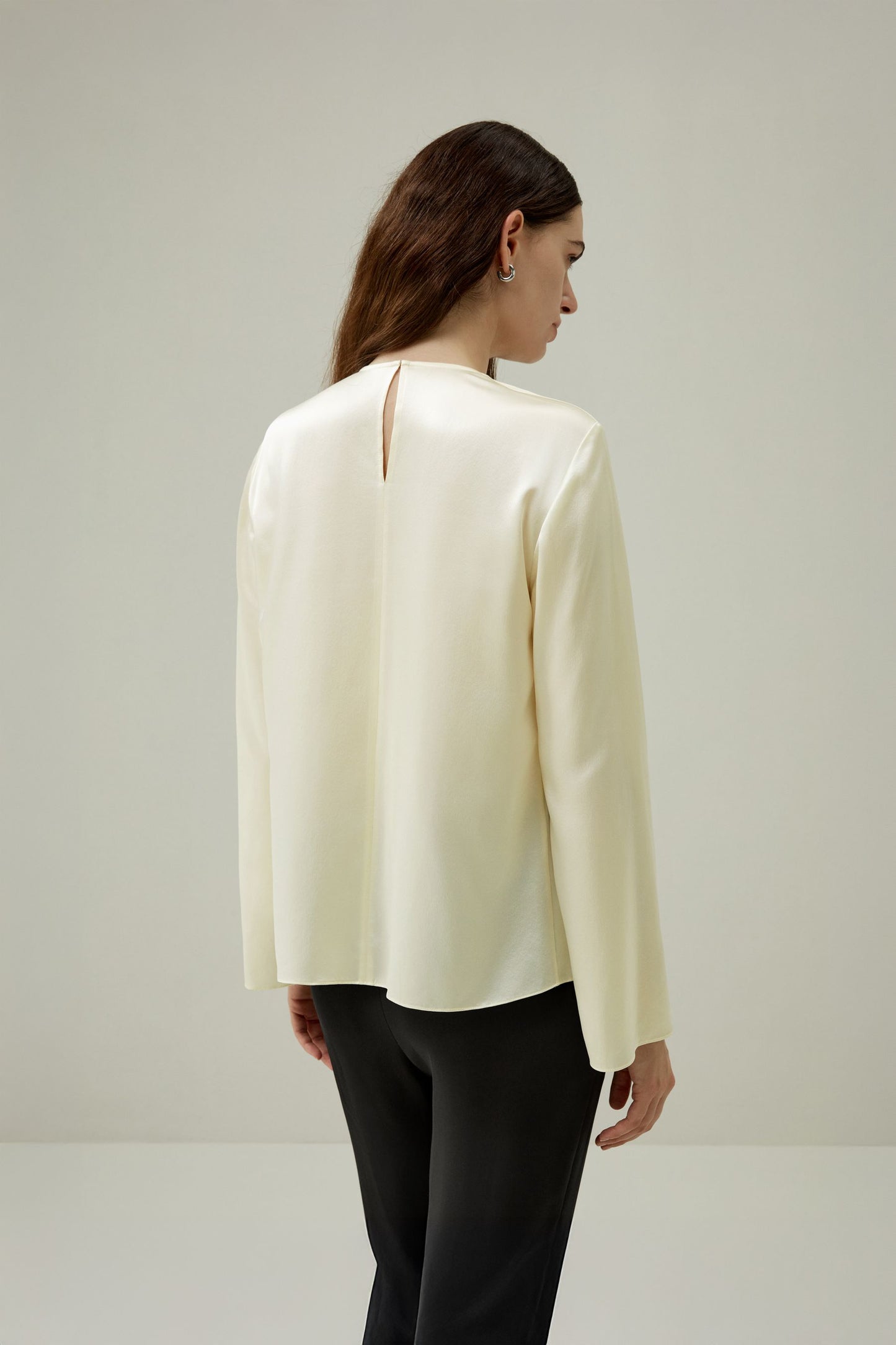 Pleated Neck Blouse