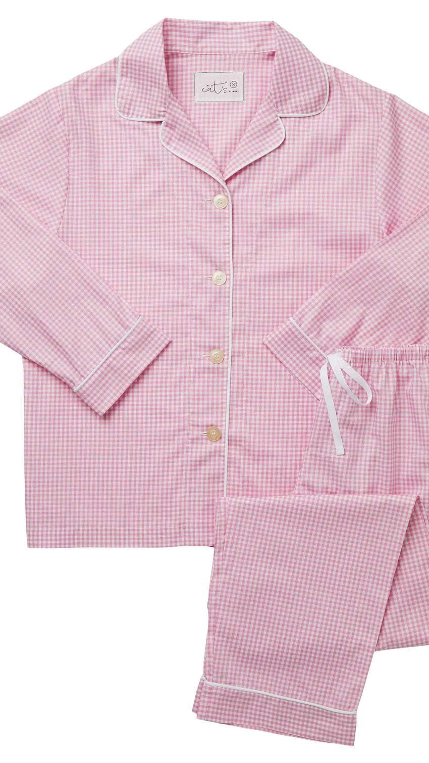 Classic Gingham Luxe Pima Pajama Set