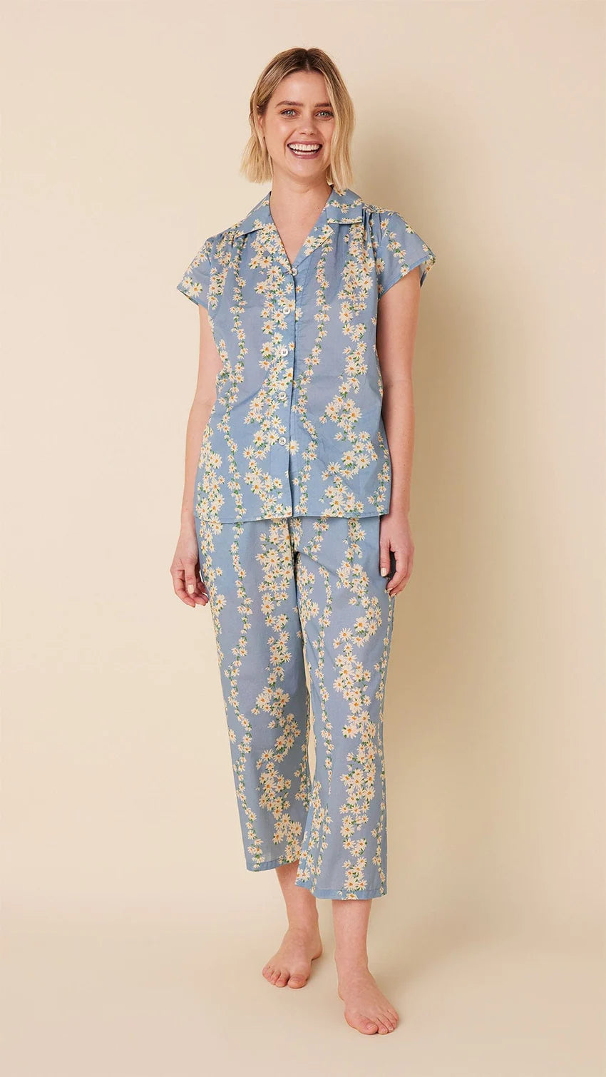 Voile Capri Pajama Set