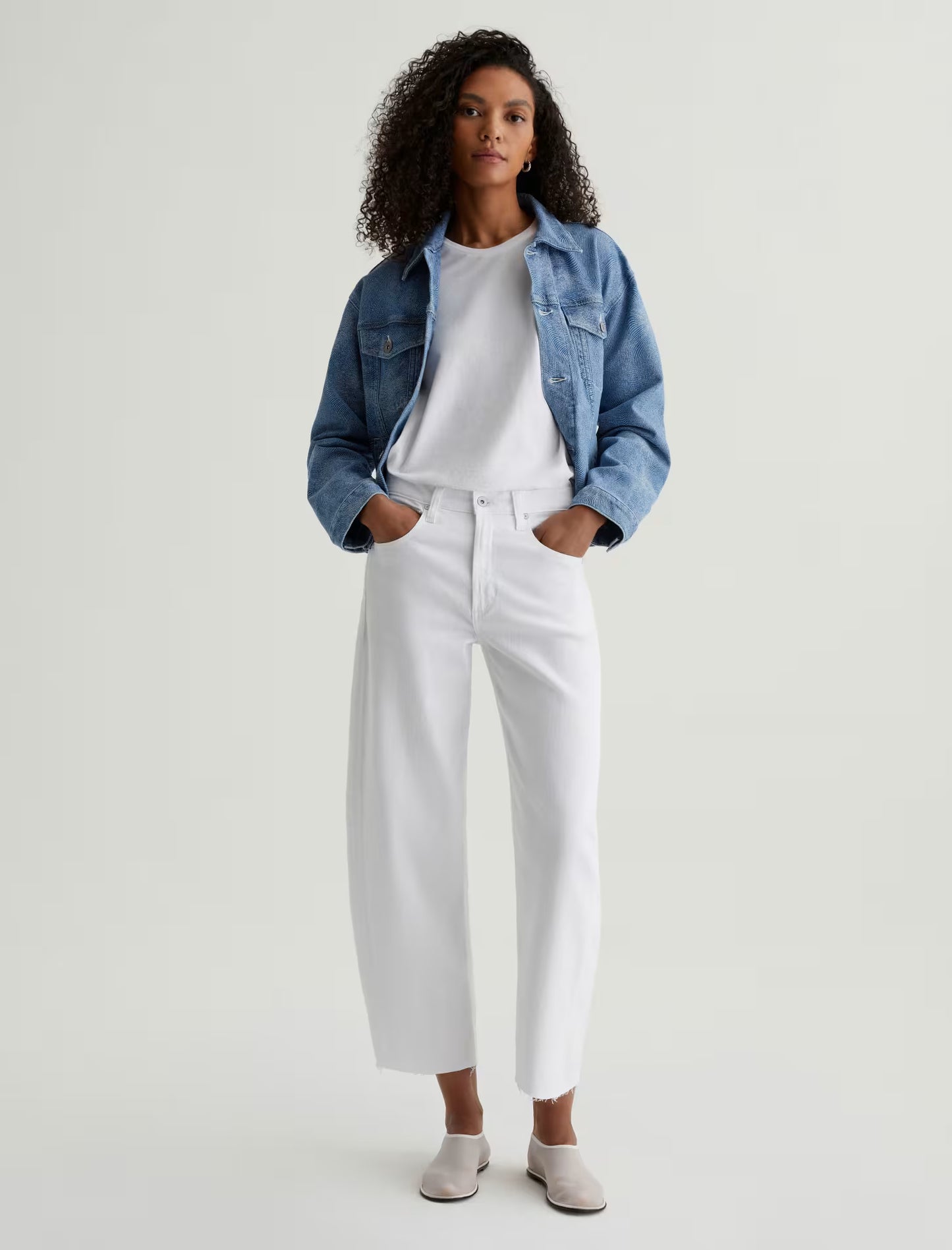 Hattie Crop - Gallery White