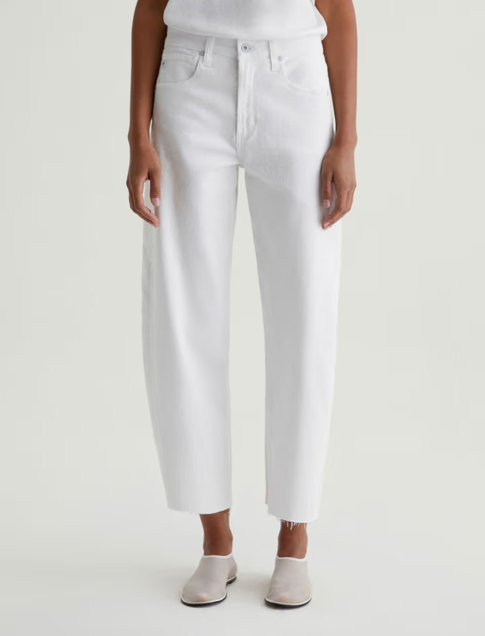 Hattie Crop - Gallery White