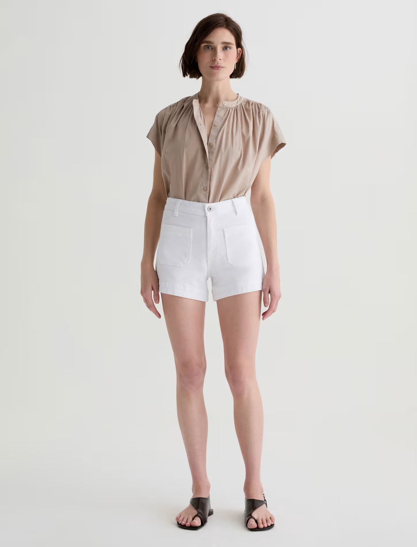 Daisy Shorts - White