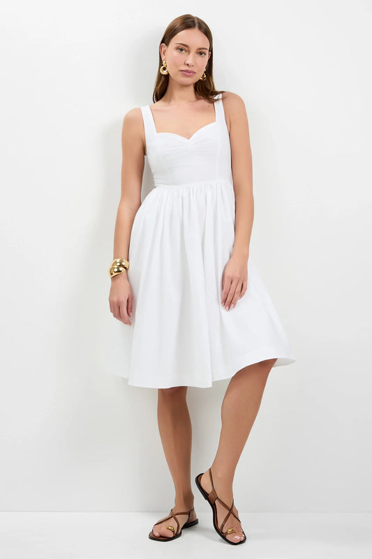 Mirabello Sweetheart Neck Midi Dress