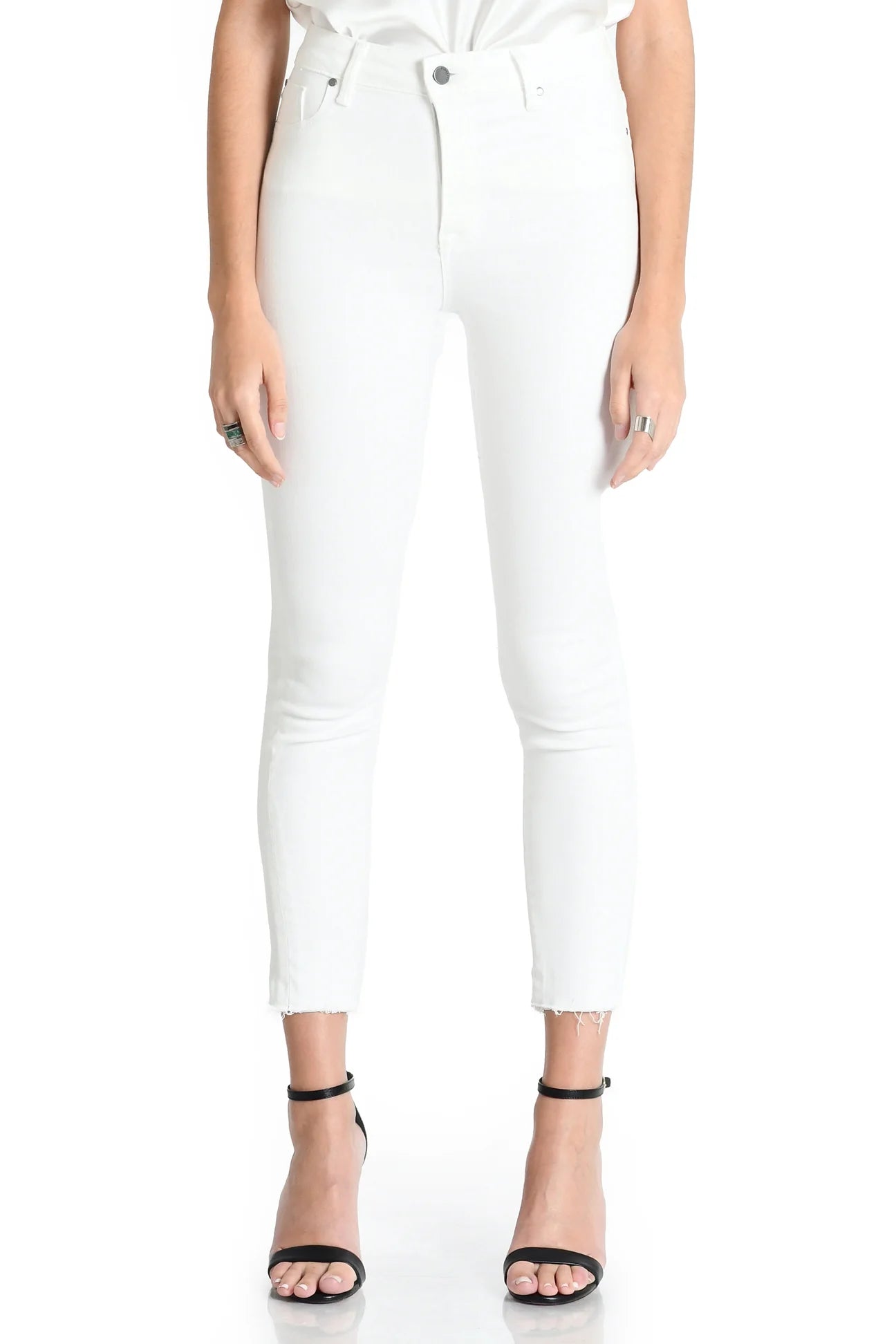 Gwen Crop - Vintage White