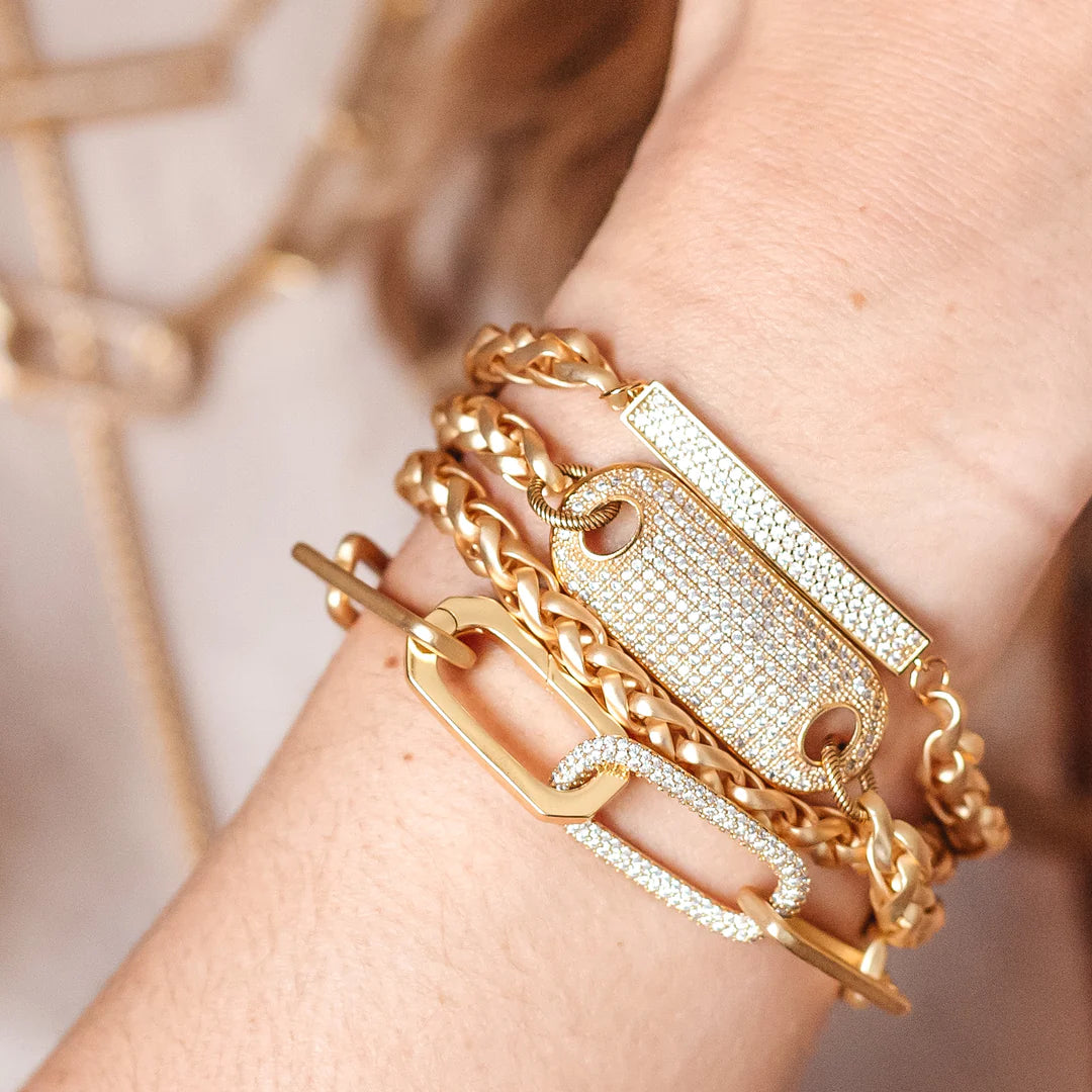 Rectangle Paperclip Bracelet