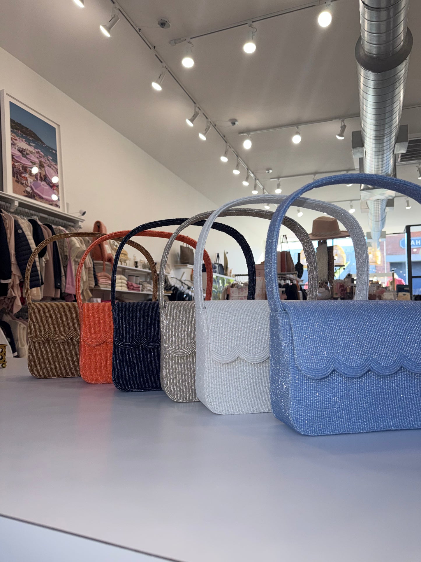 Scallop Shoulder Bag