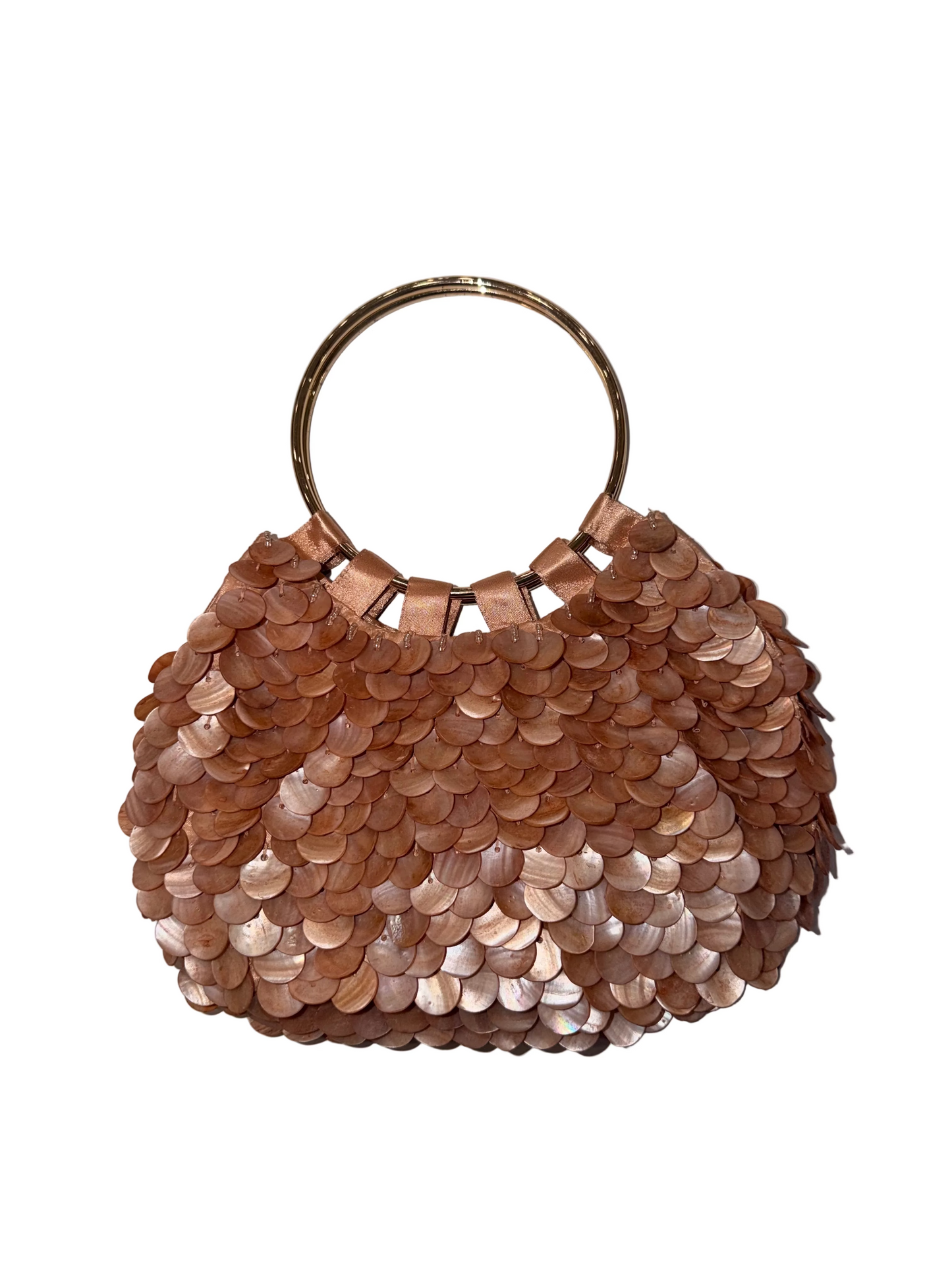 Double Ring Oval Shell Bag