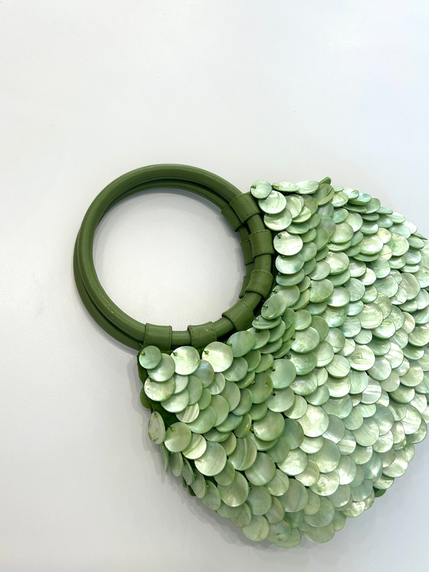 Double Ring Oval Shell Bag