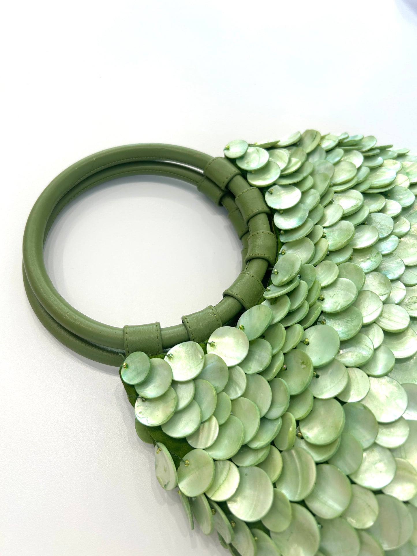 Double Ring Oval Shell Bag