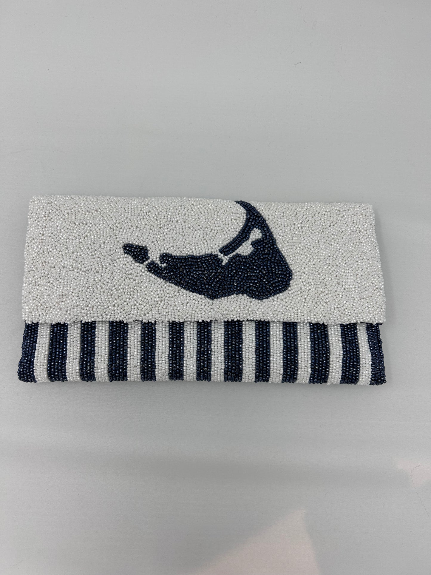 Ack Island Stripe Foldover w Chain
