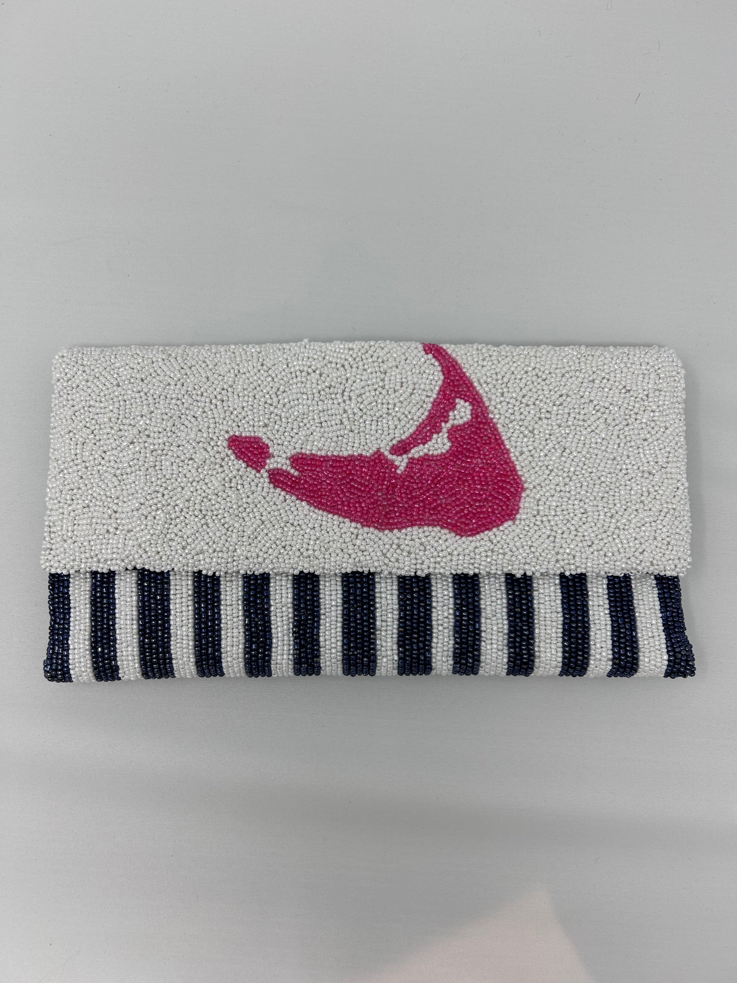 Ack Island Stripe Foldover w Chain