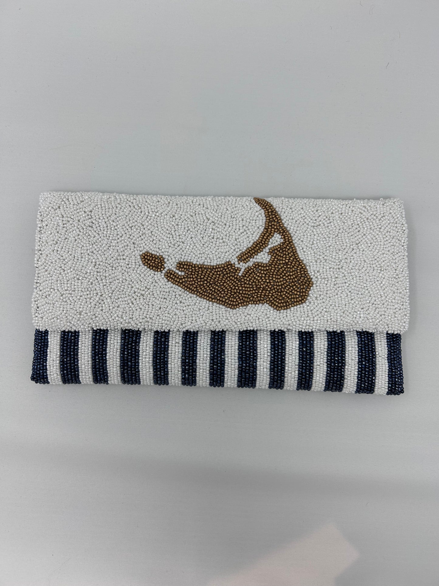 Ack Island Stripe Foldover w Chain