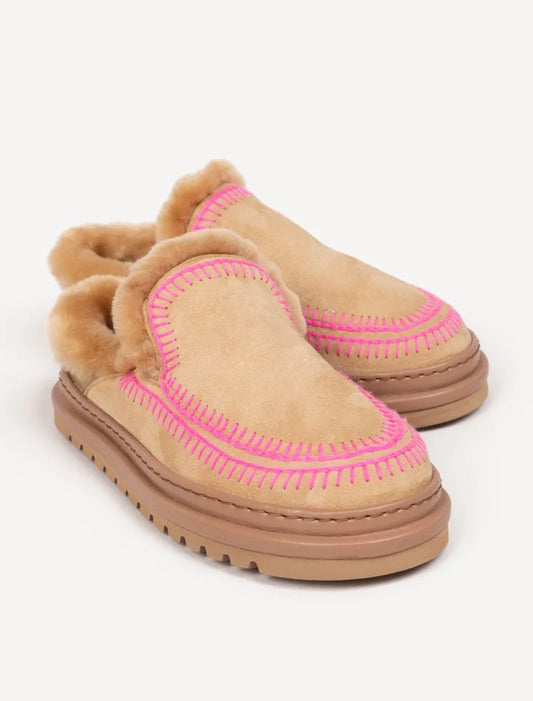 Jun 4.2. Saffron Suede Slippers