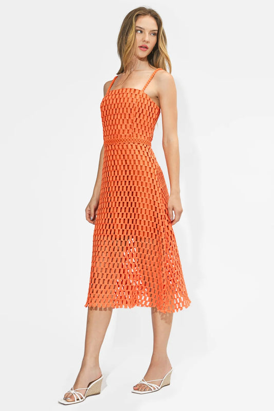 Karson Lace Midi Dress