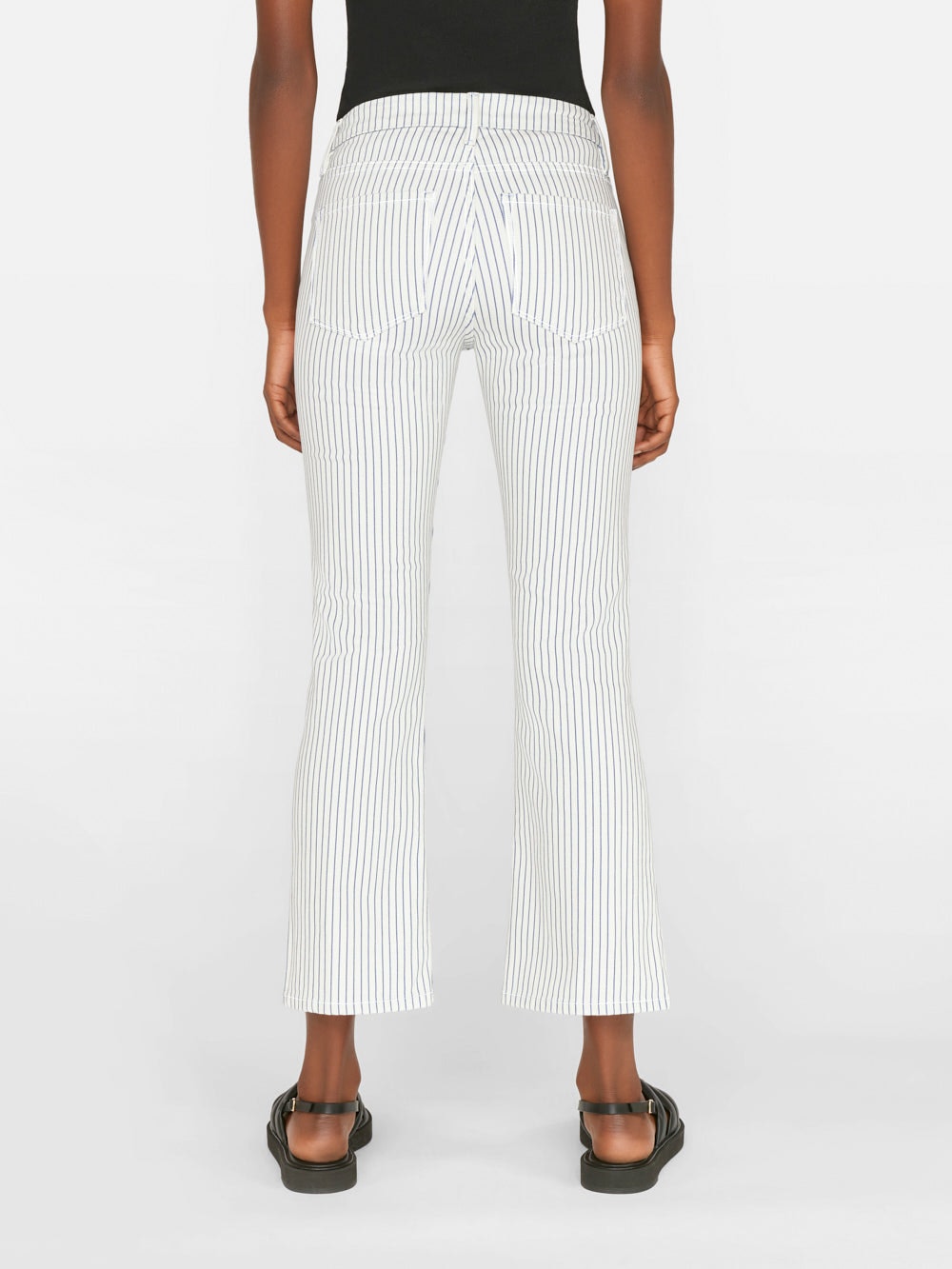 Le Crop Mini Boot - Cobalt Stripe