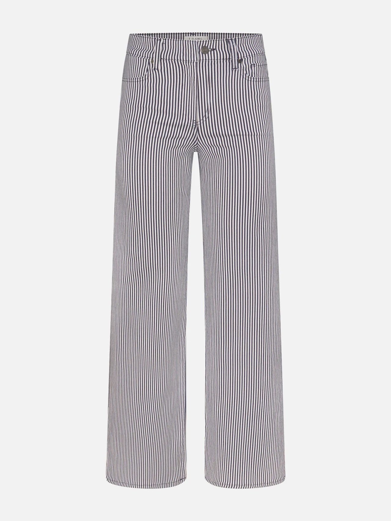 Le Slim Palazzo - Navy Stripe