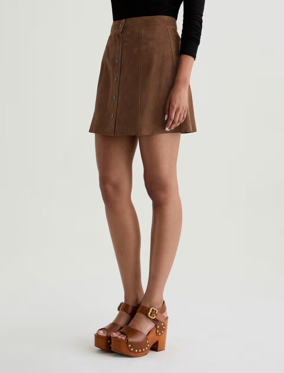 Evie Suede Skirt