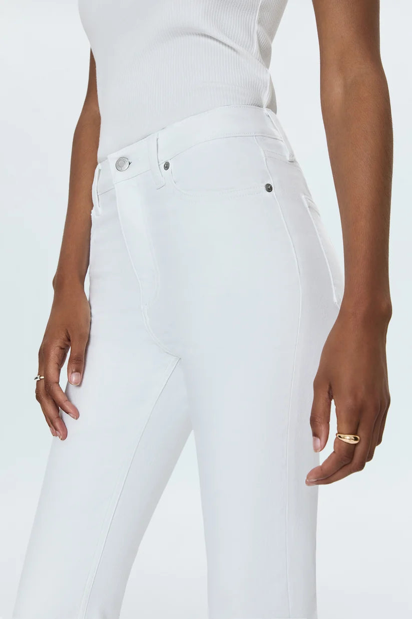 Lennon High Rise Crop Boot - Vivid White