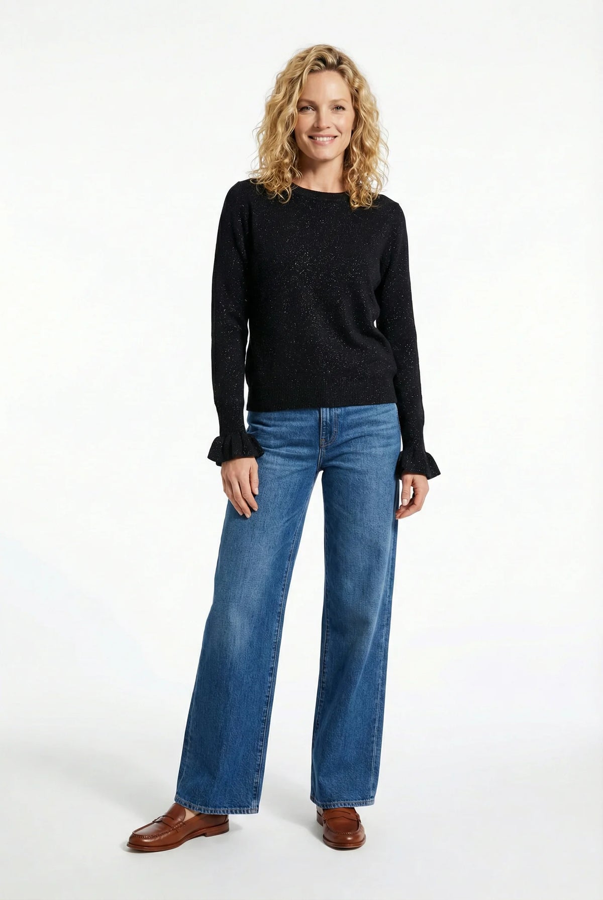 Poppy Ruffle Sleeve Sweater
