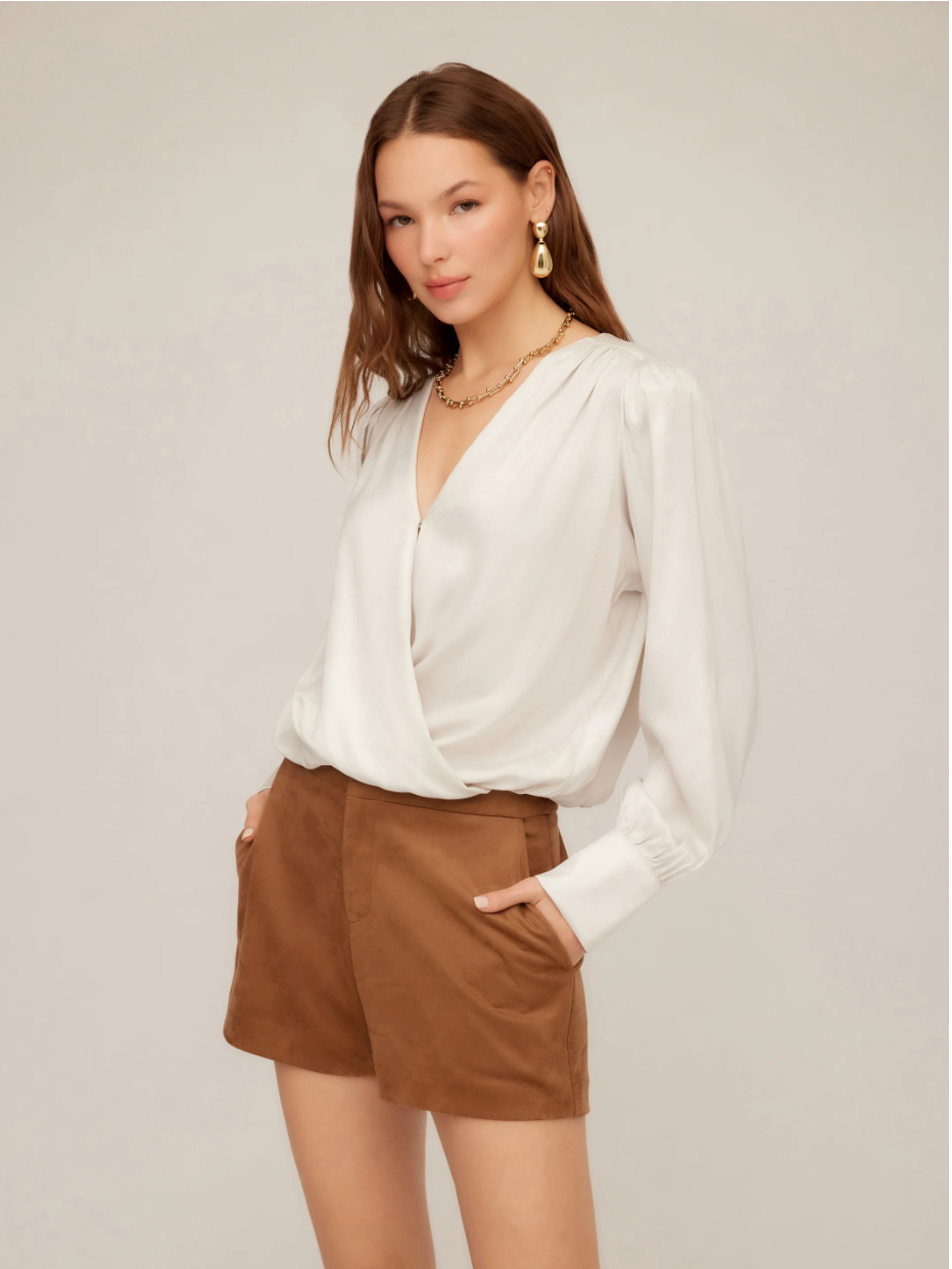 Drape Front Top