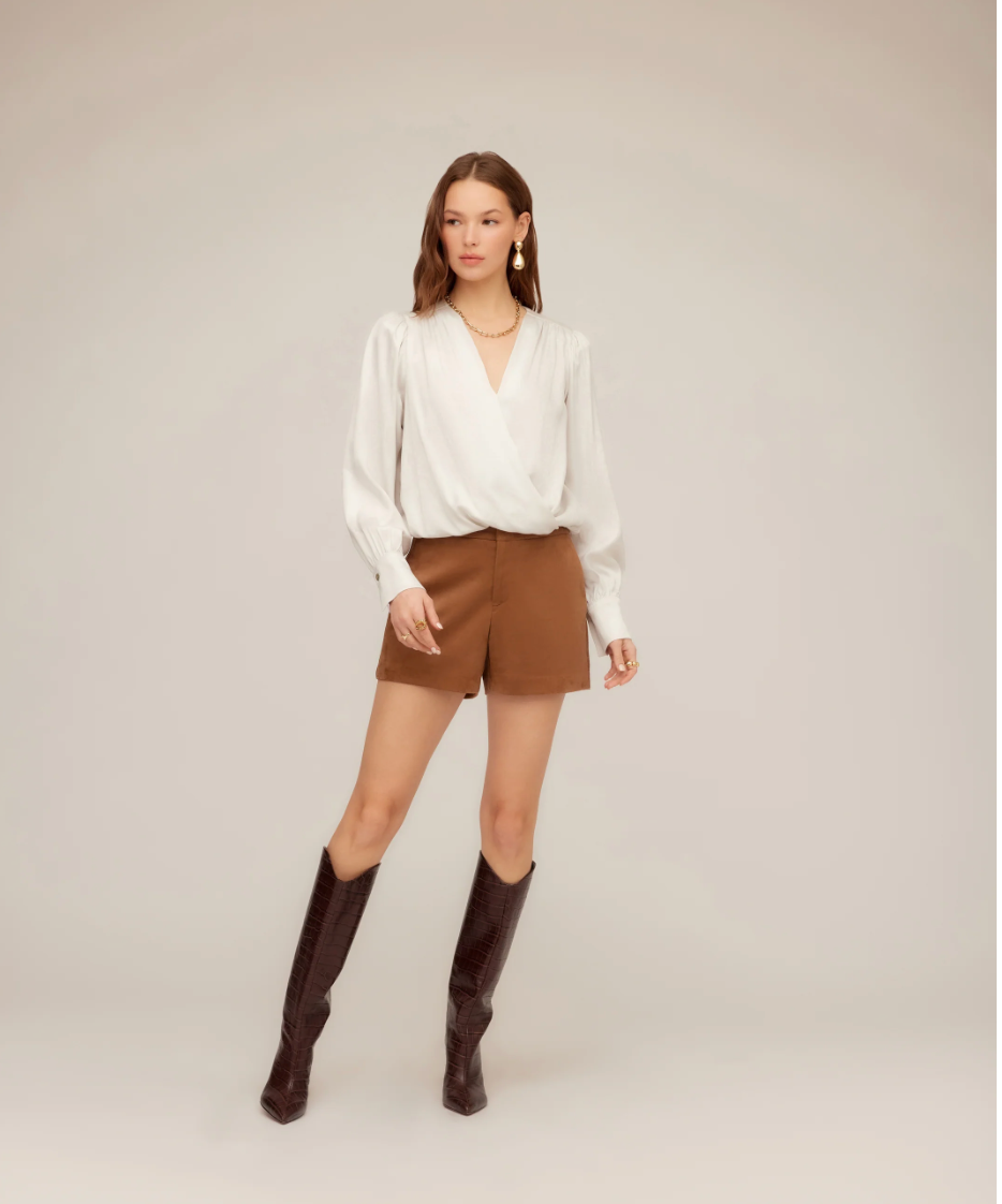 Drape Front Top